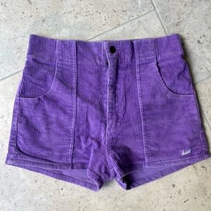 Hanmies short corduroy stretchy purple